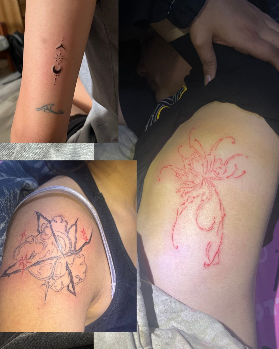 tattoo work by @shanayabraganzaa, sheet 2